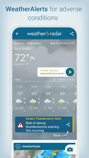 Weather & Radar Forecast screenshot 1