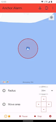 Anchor Alarm screenshot 2