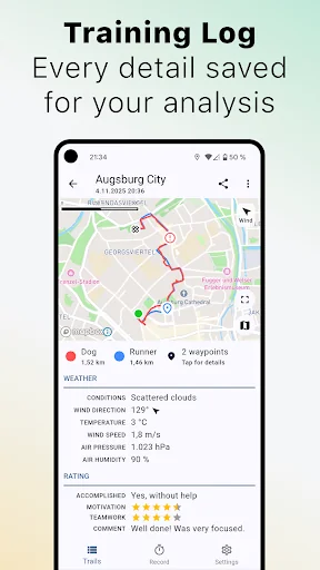 The Mantrailing App screenshot 2