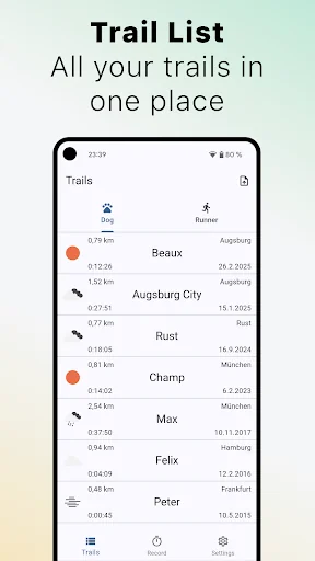 The Mantrailing App screenshot 3