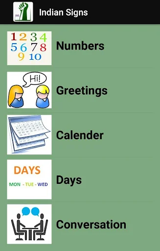 Indian sign language [offline] screenshot 1