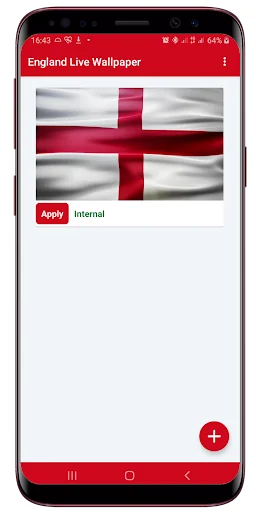 England Flag Live Wallpaper