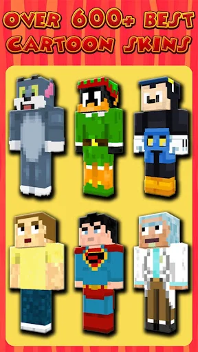 Cartoon Skins for Minecraft PE screenshot 1