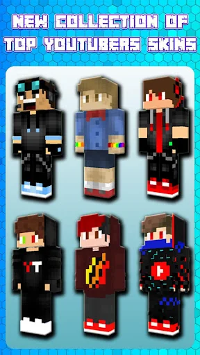 Youtubers Skins for Minecraft