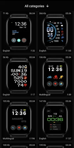 Amazfit GTS 2 WatchFaces screenshot 2