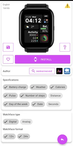 Amazfit GTS 2 WatchFaces screenshot 3