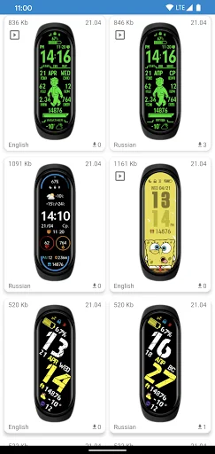 Mi Band 6 WatchFaces screenshot 2