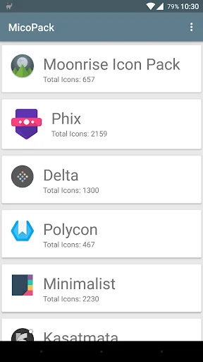 MicoPacks - Icon Pack Manager screenshot 1