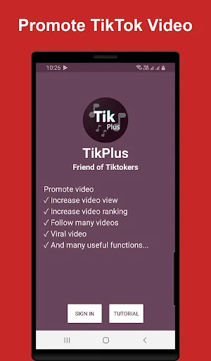TikPlus - Get Fans & Hearts screenshot 1