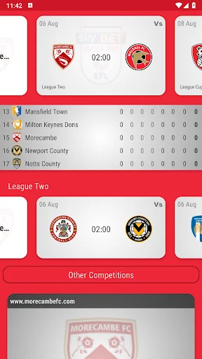 Morecambe FC Fan App