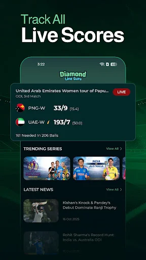 Diamond Cricket Line Guru