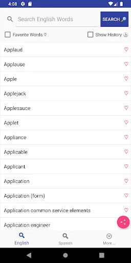 Spanish Dictionary English