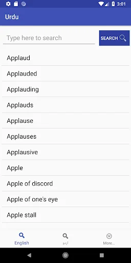 Urdu Dictionary English screenshot 1