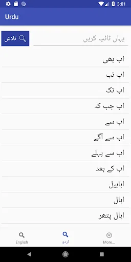 Urdu Dictionary English screenshot 2