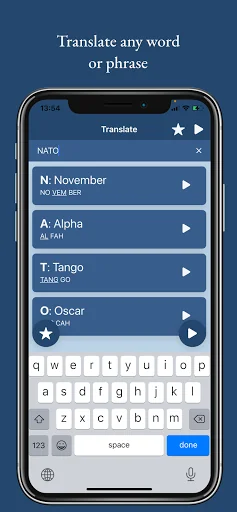 Learn NATO Phonetic Alphabet screenshot 2