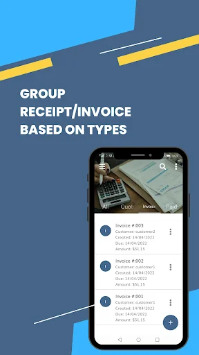 PDF Receipt Generator screenshot 1