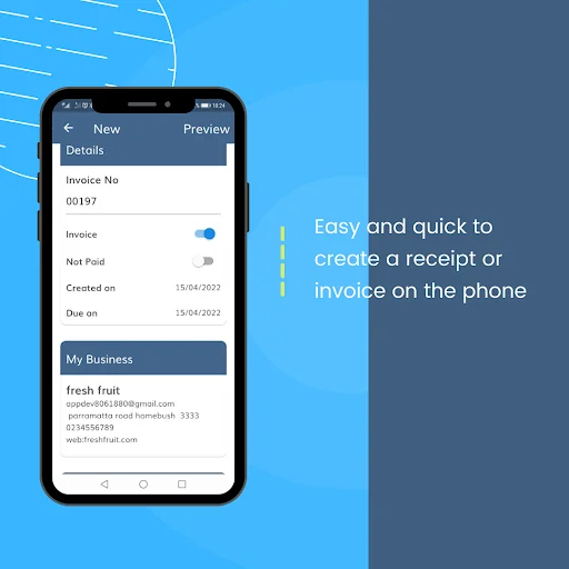 PDF Receipt Generator screenshot 2