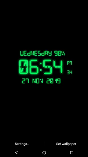 LED Digital Clock Live WP