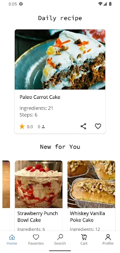 Cake and Baking Recipes screenshot 1