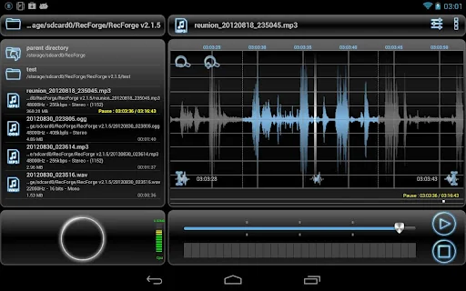 RecForge Pro - Audio Recorder screenshot 1