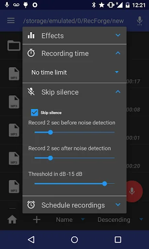 RecForge II - Audio Recorder screenshot 3