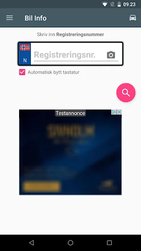 Bil Info Registreringsnummer