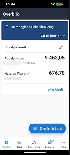 GrønlandsBANKEN screenshot 2