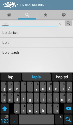 Den Danske Ordbog screenshot 2