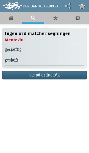 Den Danske Ordbog screenshot 4