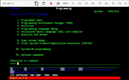 Mocha TN5250 for Chromebook