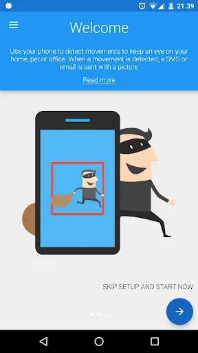 Motion Detector Pro screenshot 1