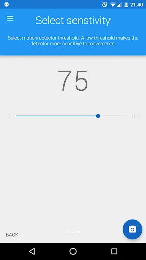 Motion Detector Pro screenshot 3