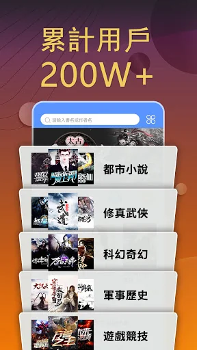 小說大全-網路小說電子書閱讀器 screenshot 1