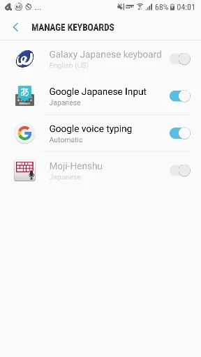 Keyboard Settings Shortcut