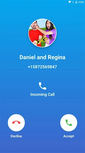 Daniel and Regina Call Fake screenshot 2