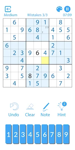 Sudoku - Classic Logic Puzzles screenshot 3