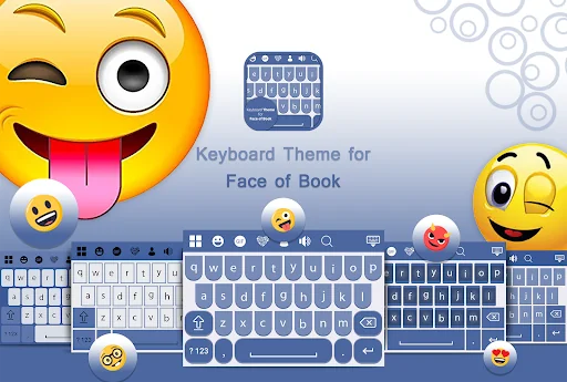 Keyboard theme for faceof book