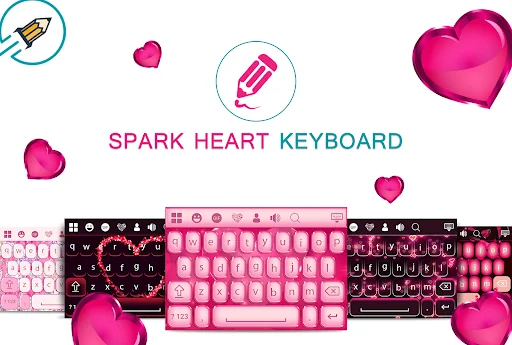 Sparkling Heart Keyboard