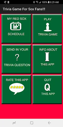 Trivia & Schedule Red Sox Fans