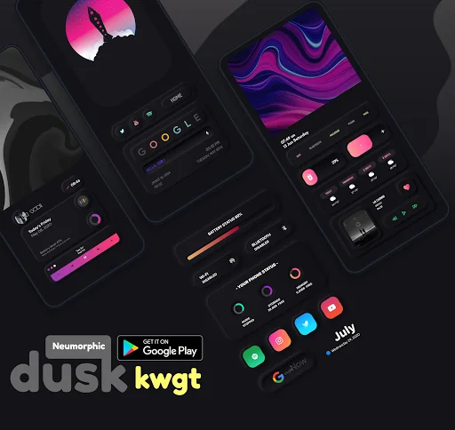 Dusk KWGT screenshot 1