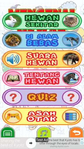 Belajar Nama Binatang