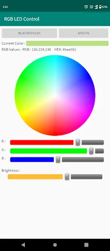RGB LED Control screenshot 1