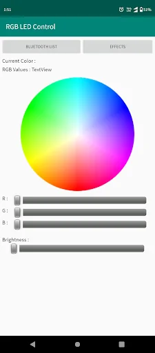 RGB LED Control screenshot 2
