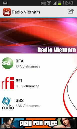 Radio Vietnam screenshot 1