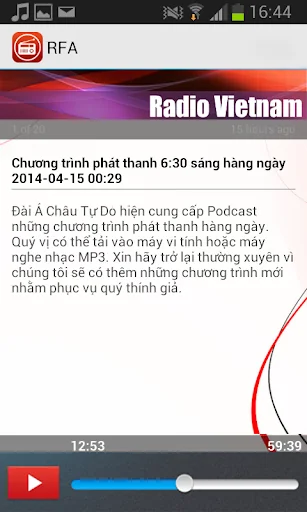 Radio Vietnam screenshot 4