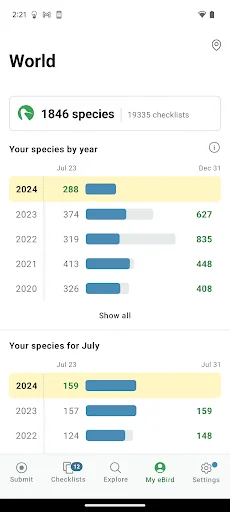 eBird by Cornell Lab screenshot 2