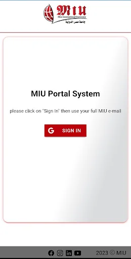 MIU Student Portal
