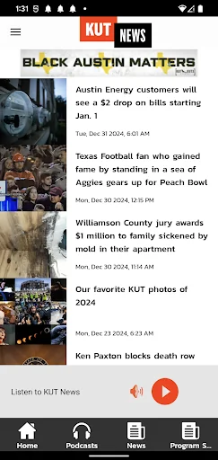 KUT 90.5 Austin’s NPR Station screenshot 1