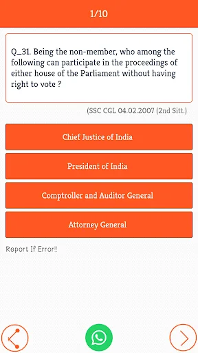 SSC Previous Year GK Questions screenshot 3