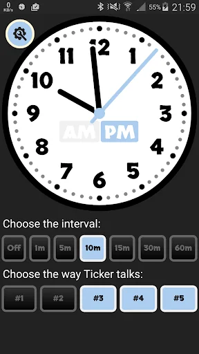 Ticker Tells Time